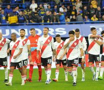 Cabezas bajas en River durante el Superclásico (Fuente: Julio Martín Mancini) (Fuente: Julio Martín Mancini) (Fuente: Julio Martín Mancini)