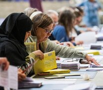 El recuento de votos dejó en claro el avance de la derecha conservadora y de la extrema. (Fuente: AFP) (Fuente: AFP) (Fuente: AFP)