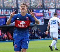 Facundo Colidio marcó su sexto gol desde que llegó a Tigre (36 partidos jugados) (Fuente: NA) (Fuente: NA) (Fuente: NA)