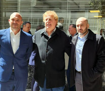Gonzalo Belloso, Mario Moretti y Juan Rodriguez, candidatos de la oposición. 