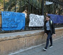 El Mariano Acosta está tomado desde el viernes y el martes habrá un &amp;quot;pernoctazo&amp;quot;. (Fuente: Bernardino Avila) (Fuente: Bernardino Avila) (Fuente: Bernardino Avila)