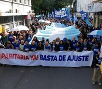 Los docentes protagonizaron dos semanas de huelgas y protestas. (Fuente: Prensa Amsafe) (Fuente: Prensa Amsafe) (Fuente: Prensa Amsafe)