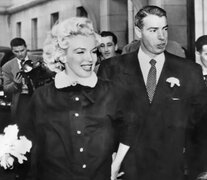 Joe DiMaggio en sus días felices con Marilyn Monroe. (Fuente: AFP) (Fuente: AFP) (Fuente: AFP)