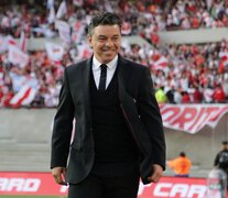 Marcelo Gallardo pidió a los hinchas que acompañen al equipo. (Fuente: Fotobaires) (Fuente: Fotobaires) (Fuente: Fotobaires)