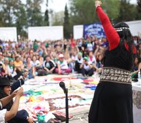 En Trelew, en 2018, mujeres indígenes y de Abya Yala plantearon la urgencia de renombrar el Encuentro a plurinacional y transfeminista  (Fuente: Jose Nico) (Fuente: Jose Nico) (Fuente: Jose Nico)