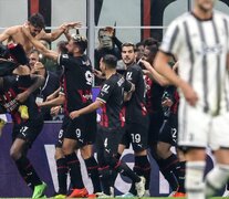 El Milan celebró una gran victoria ante la Juve (Fuente: AFP) (Fuente: AFP) (Fuente: AFP)