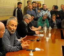 La Mesa Federal del Deporte reunida en el Congreso  (Fuente: Alejandro Leiva) (Fuente: Alejandro Leiva) (Fuente: Alejandro Leiva)