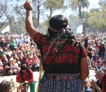 Lolita Chávez, referente de los pueblos originarios de Guatemala, lidera la Asamblea Feminista de Abya Yala (Fuente: Jose Nico) (Fuente: Jose Nico) (Fuente: Jose Nico)