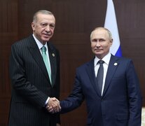 Erdogan y Putin en Kazajistán. (Fuente: EFE) (Fuente: EFE) (Fuente: EFE)