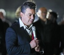 Marcelo Gallardo se emocionó varias veces durante su despedida ante la gente de River (Fuente: NA) (Fuente: NA) (Fuente: NA)