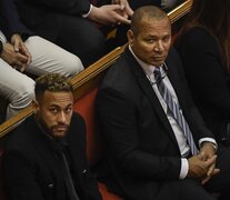 Neymar Júnior junto a su padre, Neymar da Silva (Fuente: AFP) (Fuente: AFP) (Fuente: AFP)