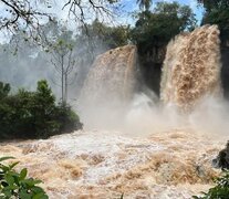 Tras la creciente del río Iguazú, Uruguay y Paraná, el Parque Nacional Iguazú debió cerrar sus puertas la semana anterior.