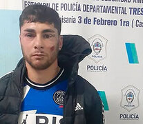 Ezquiel Cirigliano, en el momento de su detención.