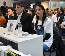 Los padres y el hermano de Blas, en la audiencia. (Fuente: Télam) (Fuente: Télam) (Fuente: Télam)