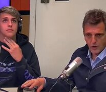 Sergio Massa y su hijo Tomás, a quien le dicen Toto, participaron de un programa con el streamer Luquitas Rodríguez. 