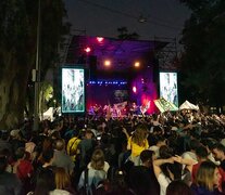 Festival de cierre en el parque Independencia.