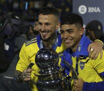 Benedetto y Langoni, la dupla de ataque del Boca campeón (Fuente: NA) (Fuente: NA) (Fuente: NA)