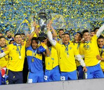 Boca festejó a lo grande en la Bombonera (Fuente: Julio Martín Mancini) (Fuente: Julio Martín Mancini) (Fuente: Julio Martín Mancini)