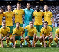 Los Socceroos enviaron un fuerte mensaje a las autoridades qataries (Fuente: AFP) (Fuente: AFP) (Fuente: AFP)