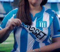 La nueva camiseta para las mujeres del subcampeón (Fuente: Prensa Racing) (Fuente: Prensa Racing) (Fuente: Prensa Racing)