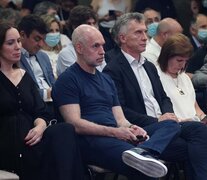 María Eugenia Vidal, Horacio Rodríguez Larreta, Mauricio Macri y Patricia Bullrich, juntos.