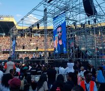 El estadio poco antes de que ocurriera la avalancha.