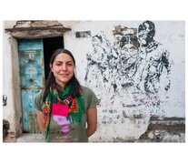 Alessia Dro, referente del Movimiento de Mujeres de Kurdistán en América Latina.