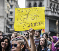 El colectivo NI Una Menos llama hoy a concentrarse en la puerta del palacio de Tribunales. (Fuente: Sandra Cartasso) (Fuente: Sandra Cartasso) (Fuente: Sandra Cartasso)