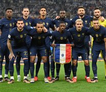 El equipo titular de Francia en la final del mundo, apuntado (Fuente: Prensa FIFA) (Fuente: Prensa FIFA) (Fuente: Prensa FIFA)