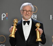 Steven Spielberg, uno de los grandes ganadores de la noche (Foto: AFP).