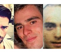 Marco Prato (izq.), Luca Varani, la víctima, y Manuel Foffo.