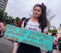 Una imagen de la última movilización del Grito Global contra el Abuso Sexual en la Infancia. (Fuente: Télam) (Fuente: Télam) (Fuente: Télam)