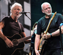 Roger Waters y David Gilmour. (Fuente: AFP) (Fuente: AFP) (Fuente: AFP)