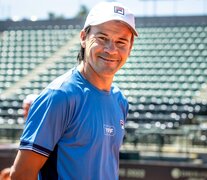 Guillermo Coria, capitán del equipo argentino de Copa Davis. (Fuente: NA) (Fuente: NA) (Fuente: NA)