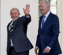 El presidente Lula visita a su par Joe Biden en Washington, con la crisis climática en la agenda. (Fuente: AFP) (Fuente: AFP) (Fuente: AFP)