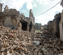 El terremoto de la semana pasada devastó el casco hitórico de la ciudad siria de Alepo. (Fuente: AFP) (Fuente: AFP) (Fuente: AFP)