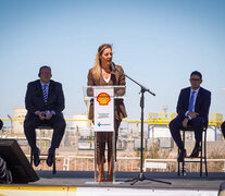 La secretaria de Energía, Flavia Royon, en el acto de inauguración (Fuente: NA) (Fuente: NA) (Fuente: NA)