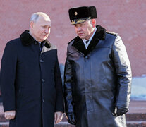 Junto a las murallas del Kremlin, Putin advierte sobre sus misiles de largo alcance. (Fuente: AFP) (Fuente: AFP) (Fuente: AFP)