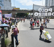En CABA, hubo cortes en el Puente Pueyrredón y en 9 de Julio y Corrientes. (Fuente: Télam) (Fuente: Télam) (Fuente: Télam)