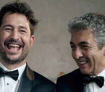 Santiago Mitre y Ricardo Darín. Imagen: NA.