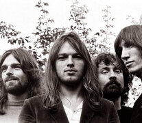Pink Floyd en 1973, cuando la relación entre los cuatro estaba mejor que nunca.