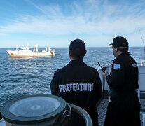Prefectura lidera el control del Estado nacional sobre la pesca ilegal.