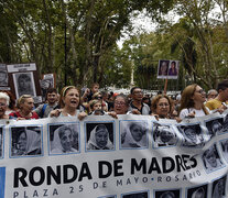 Con las Madres al frente, la marcha en Rosario fue multitudinaria. (Fuente: Andres Macera) (Fuente: Andres Macera) (Fuente: Andres Macera)