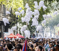 La Marcha del 24 de marzo a Plaza de Mayo. (Fuente: Leandro Teysseire) (Fuente: Leandro Teysseire) (Fuente: Leandro Teysseire)