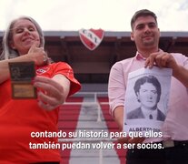 Campaña de Independiente para restituir carnets a socios e hinchas desaparecidos. (Fuente: Captura de vídeo ) (Fuente: Captura de vídeo ) (Fuente: Captura de vídeo )