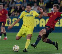 Riquelme fue el más ovacionado y brilló en el amistoso del Villarreal. (Fuente: EFE) (Fuente: EFE) (Fuente: EFE)