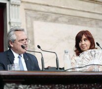 Alberto Fernández y Cristina Kirchner. 