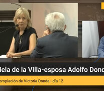 La declaración de Graciela de la Villa seguida desde la cárcel por su esposo, Adolfo Donda.