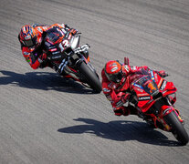 Francesco Bagnaia (Ducati), campeón vigente del MotoGP y ganador en Portugal. (Fuente: MotoGP) (Fuente: MotoGP) (Fuente: MotoGP)