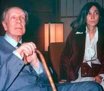 Borges y Kodama, en los últimos años del autor de &amp;quot;Ficciones&amp;quot;.  (Fuente: EFE) (Fuente: EFE) (Fuente: EFE)